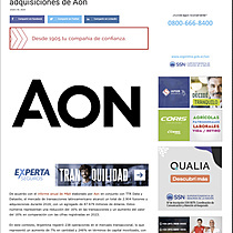 Informe anual de fusiones y adquisiciones de Aon